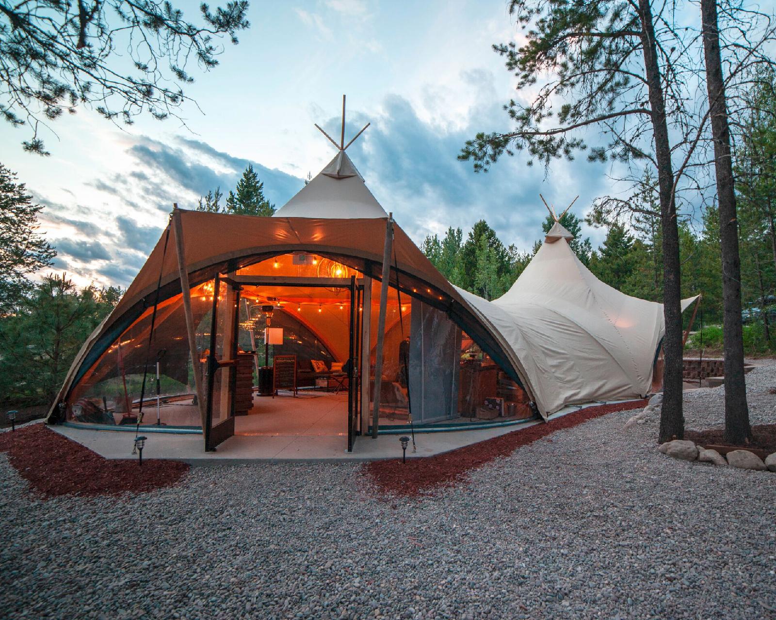 Glacier Under Canvas