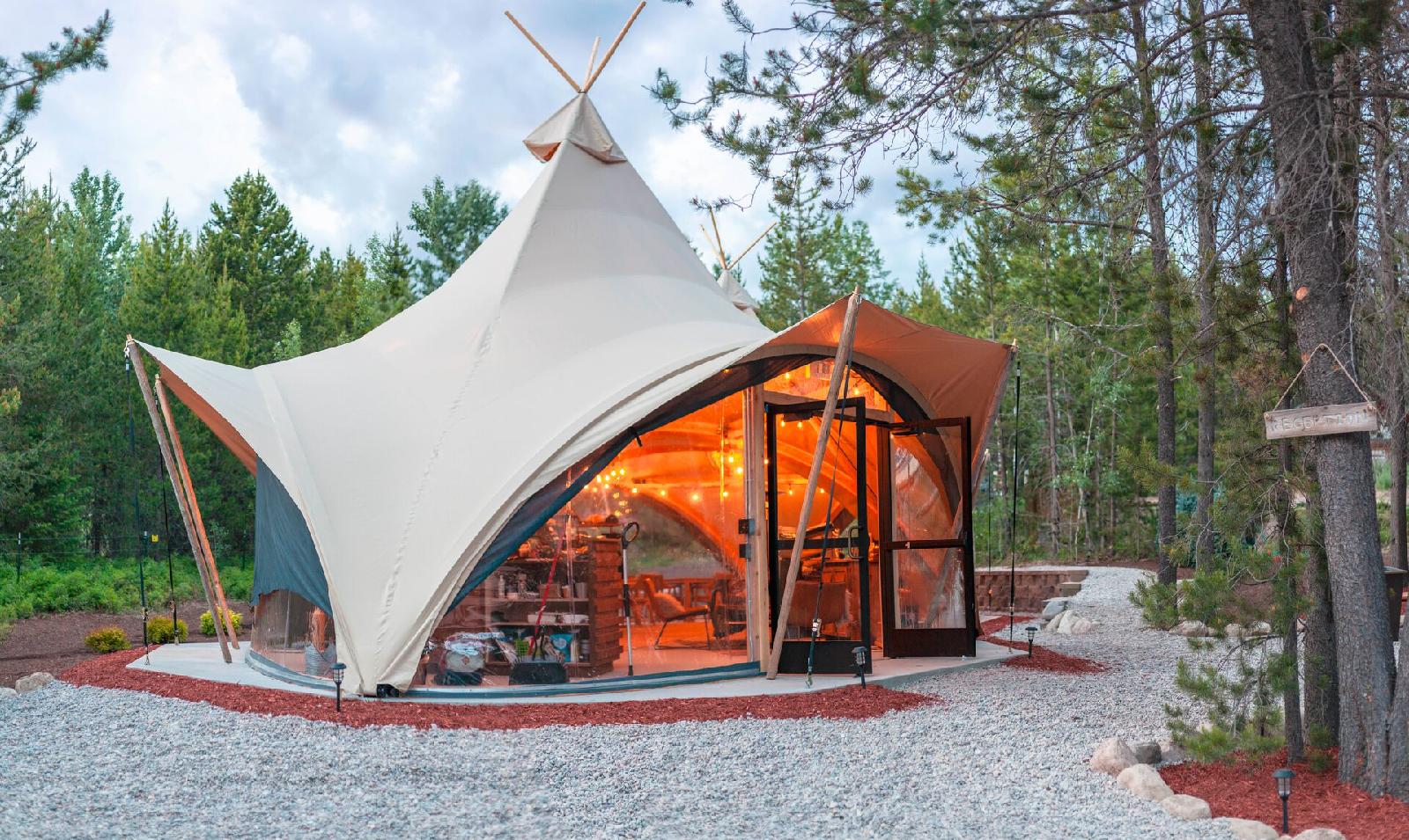 Glacier Under Canvas