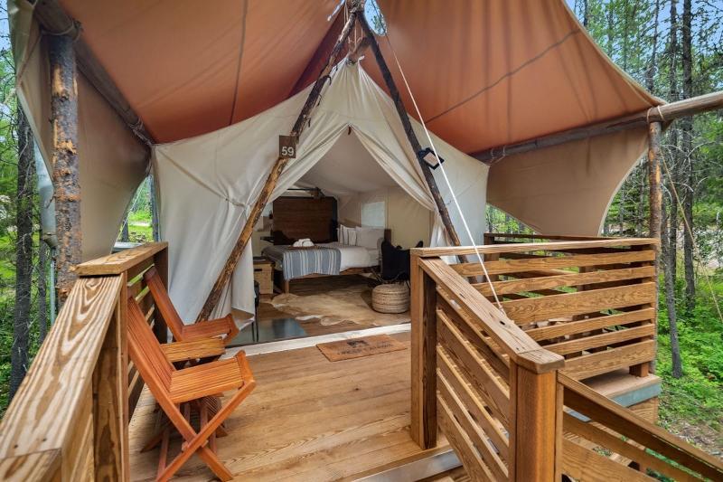 Glacier Under Canvas