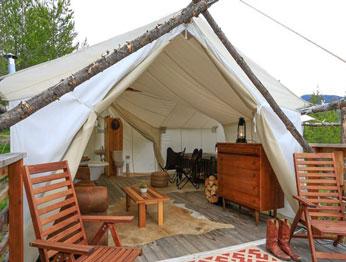 Glacier Under Canvas