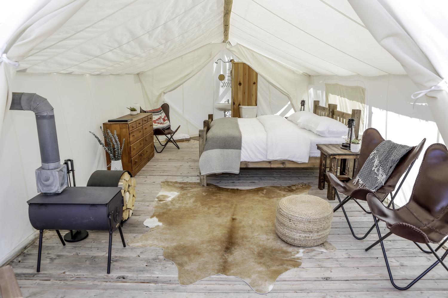 Glacier Under Canvas