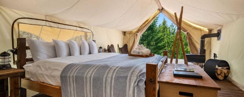 Glacier Under Canvas