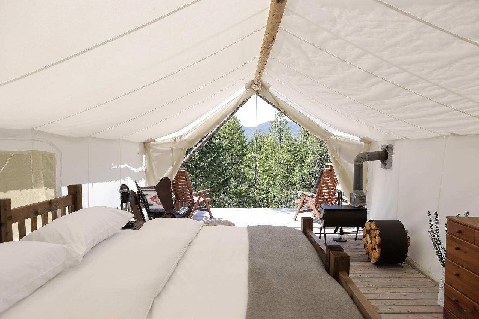 Glacier Under Canvas