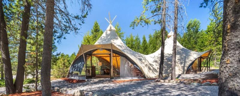 Glacier Under Canvas
