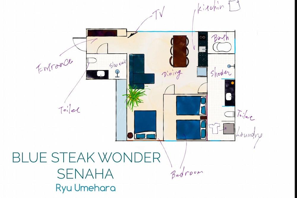 Blue Steak Wonder Senaha Okinawa Yomitan