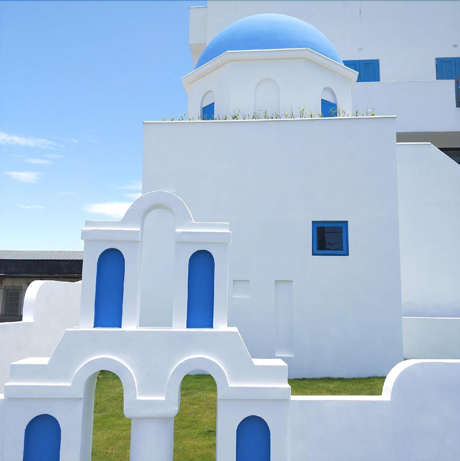 Blue White