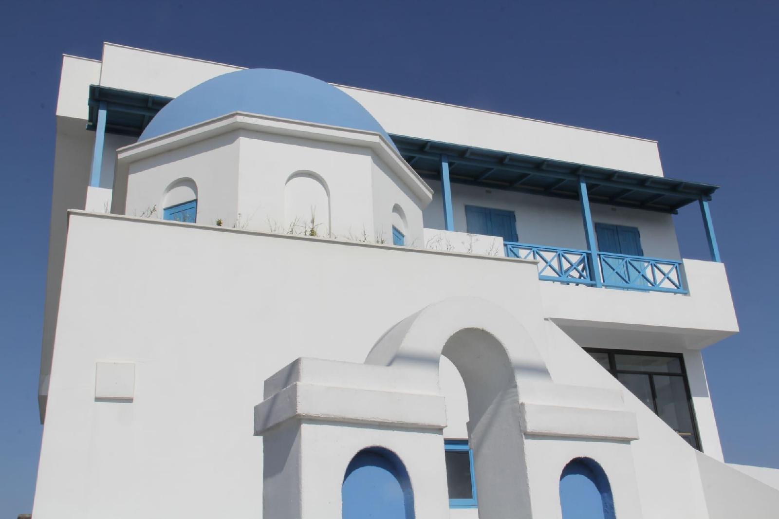 Blue White
