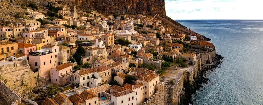 Cruceros por Monemvasia, Grecia
